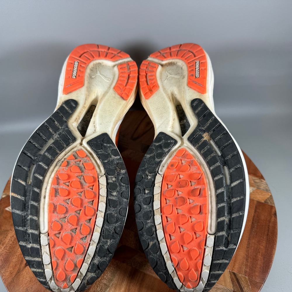 Puma Deviate Nitro Elite 2 Mens Running Shoes Orange Black 376807-12 Size 10 - Picture 6 of 8